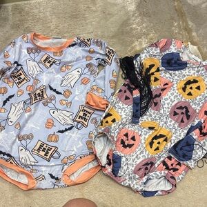 Set of Halloween Ghost and Pumpkin bubbles